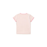 Bonton tees Bonton Pale Rose Heart Baby Tee