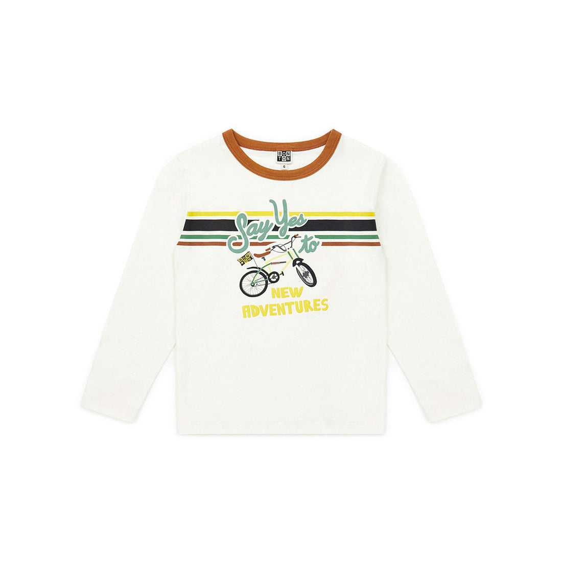 Bonton tees Bonton White Bike Tee