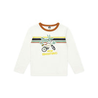 Bonton tees Bonton White Bike Tee