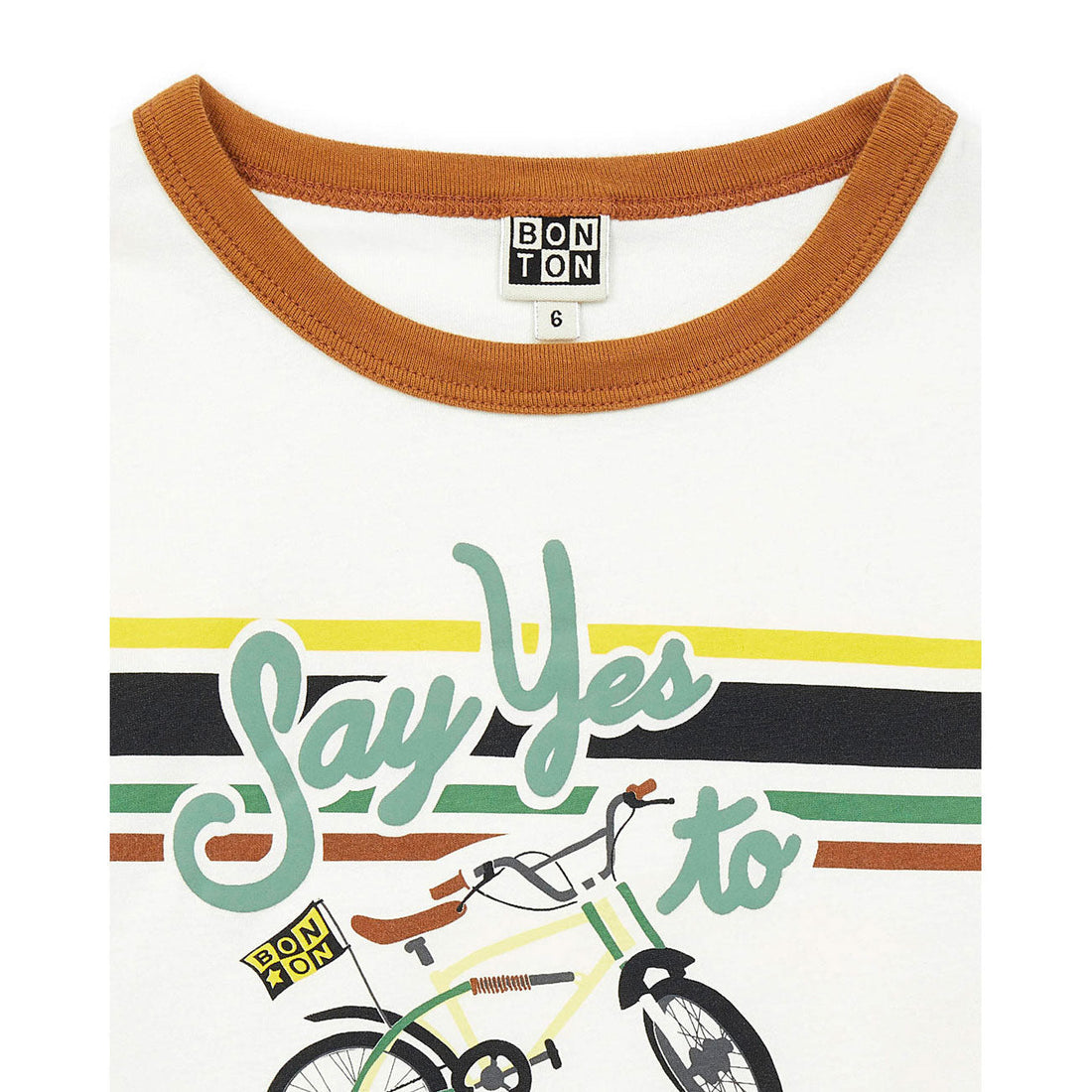 Bonton tees Bonton White Bike Tee