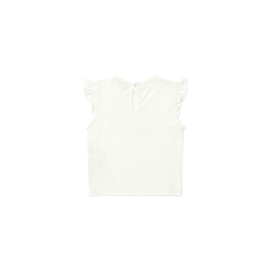 Bonton tees Bonton White Happy Baby Tee