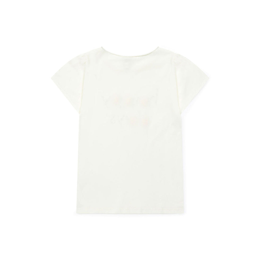 Bonton tees Bonton White Happy Tee