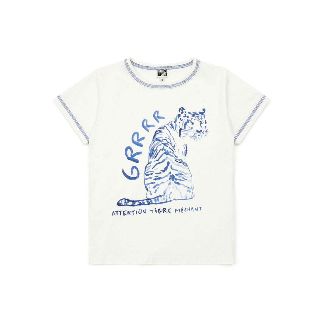 Bonton tees Bonton White Tiger Tee