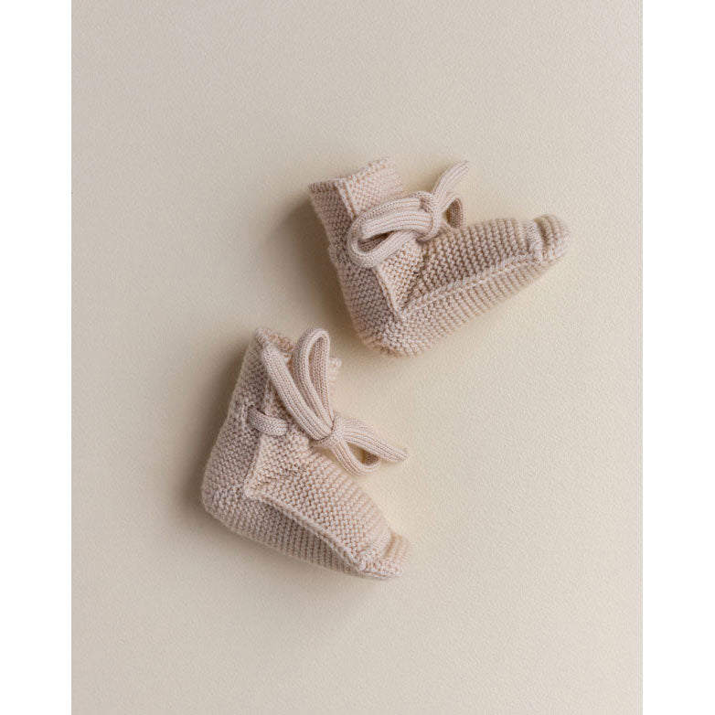 Hvid Booties - Oat
