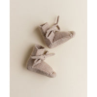 Hvid Booties - Sand