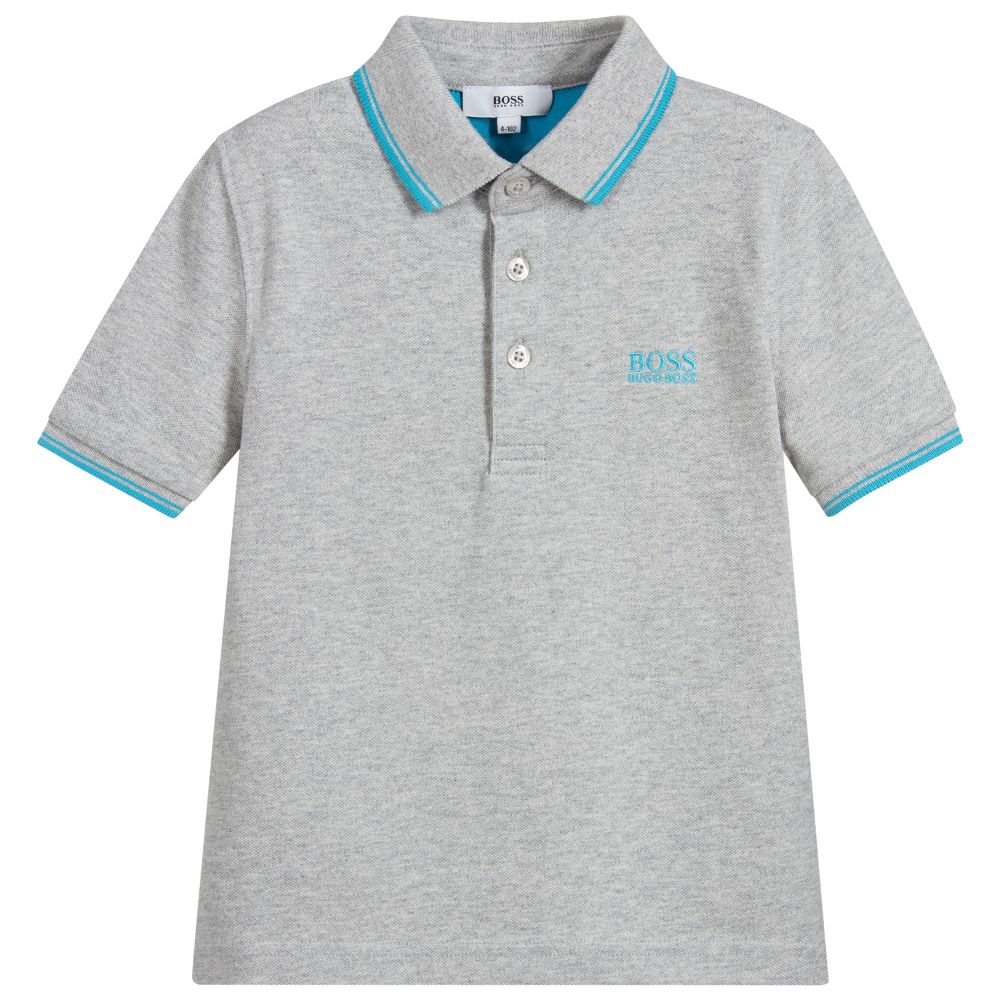 BOSS Hugo Boss Grey Classic Polo