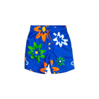 Appaman Botanic Blue Mid Length Swim Trunks