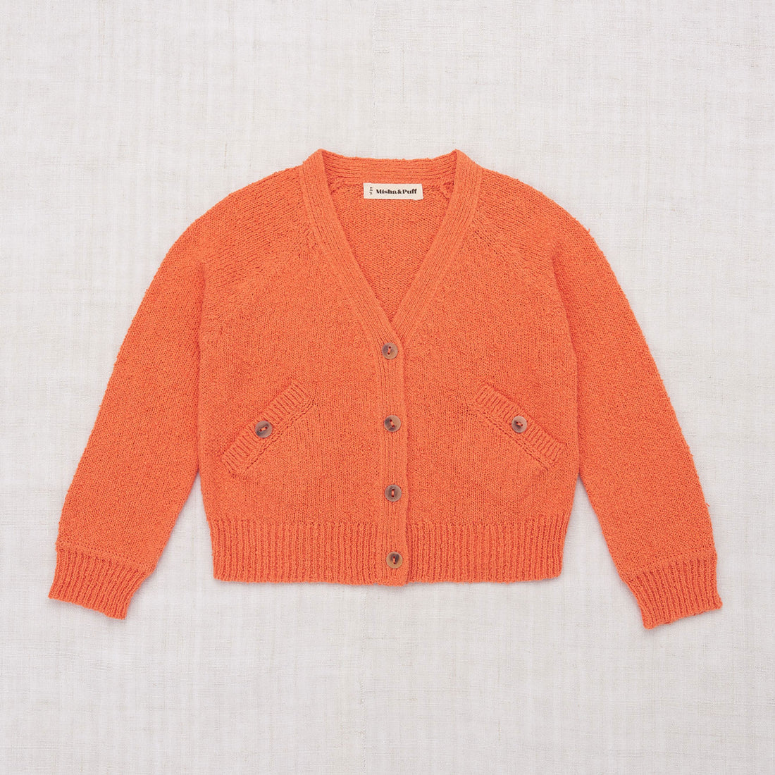 Misha and Puff Melon Boucl� Everyday Cardigan