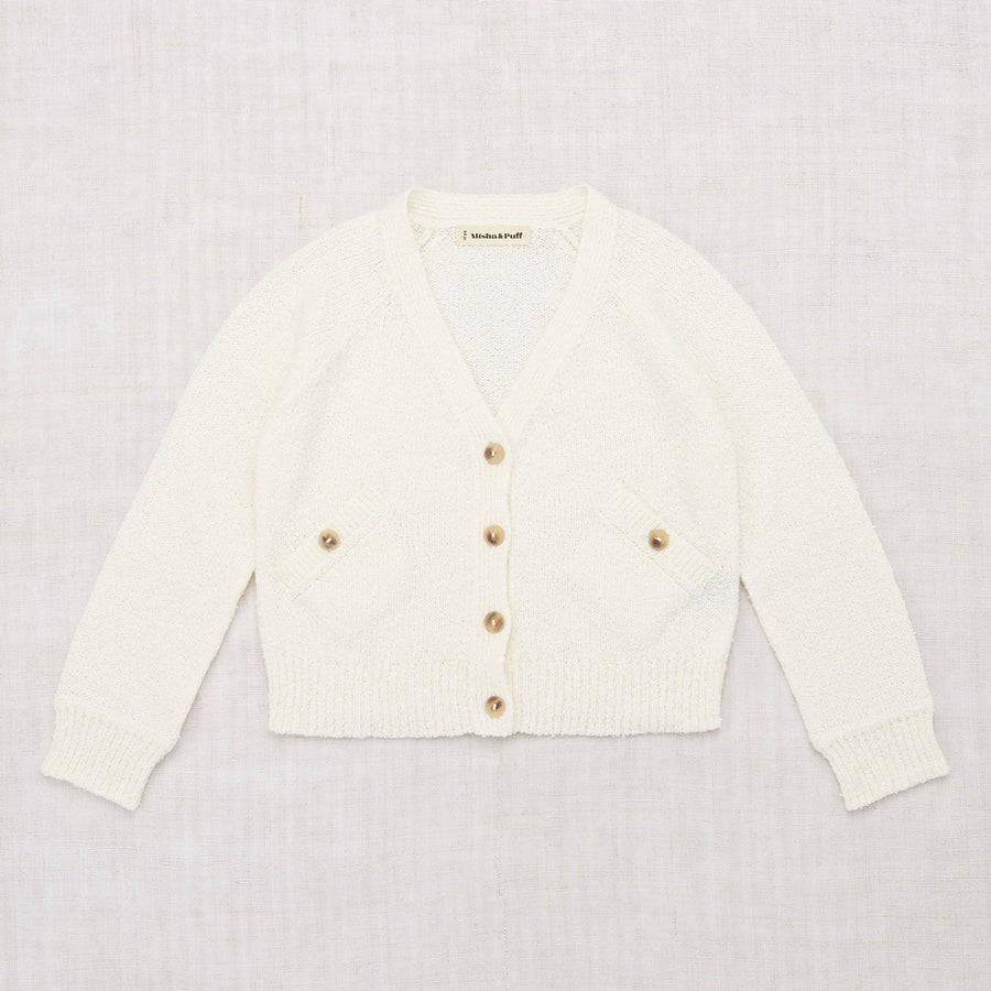 Misha and Puff Winter Cream Boucl� Everyday Cardigan