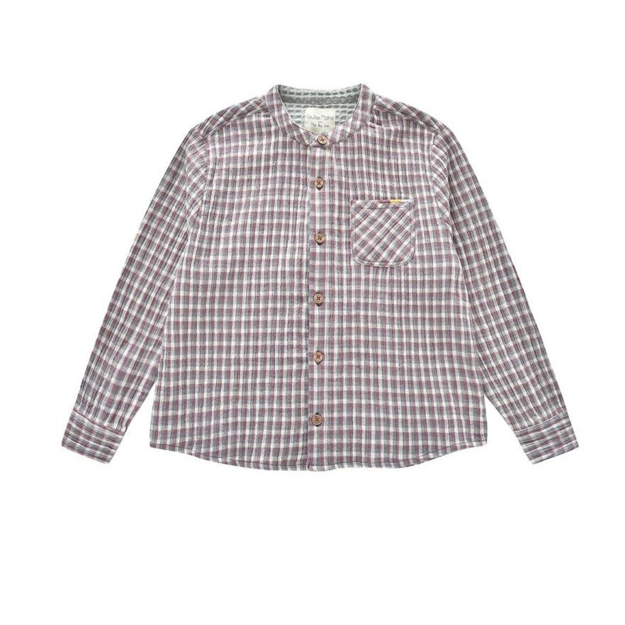 Louise Misha  Parma/Sauge Check Akir Shirt