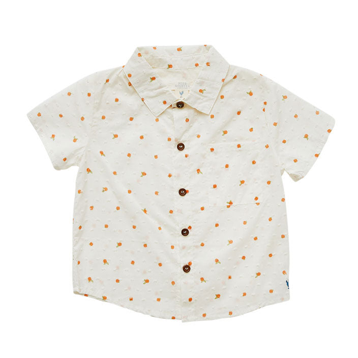Pink Chicken Ditsy Oranges Jack Shirt