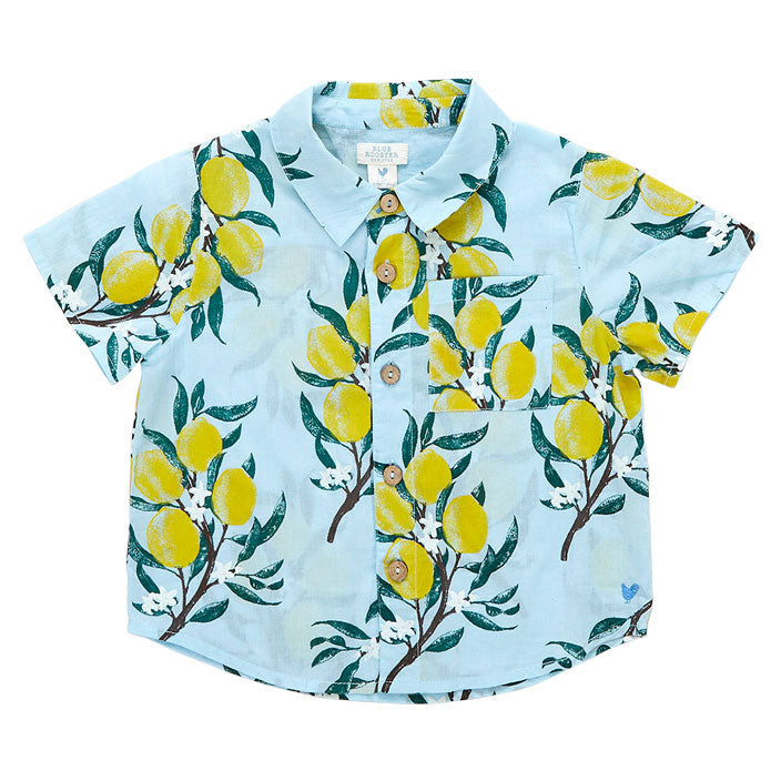 Pink Chicken Boys Jack Shirt - Lemon Branch