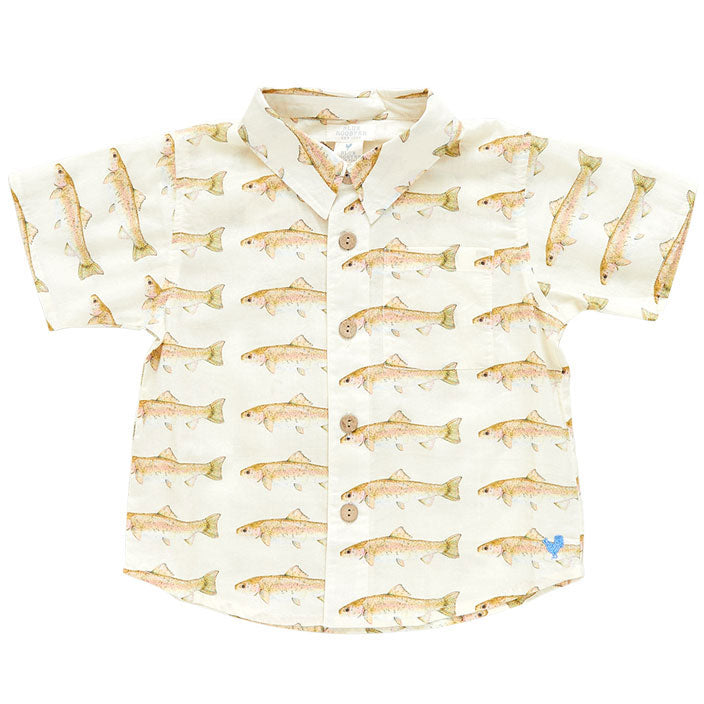Pink Chicken Baby Jack Shirt - Rainbow Trout