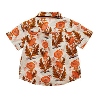 Pink Chicken Golden Poppy Gilded Floral Jack Shirt