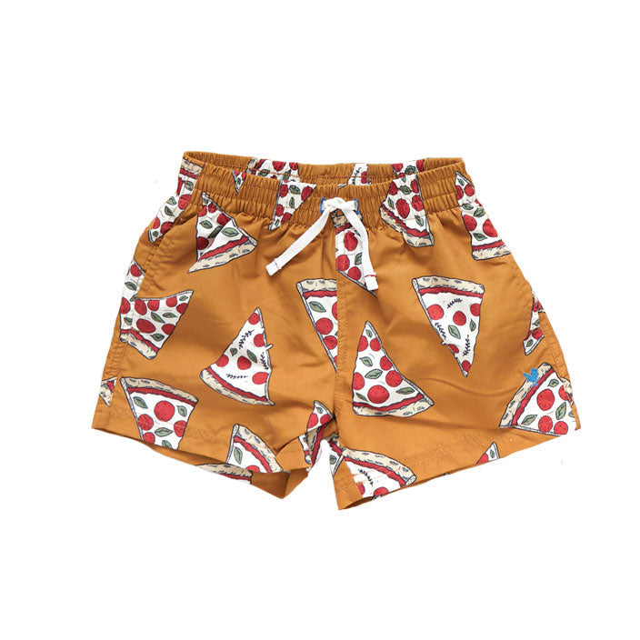 Pink Chicken Swim Trunk - Sienna Pizza