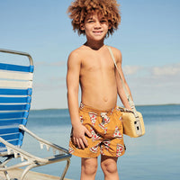 Pink Chicken Swim Trunk - Sienna Pizza