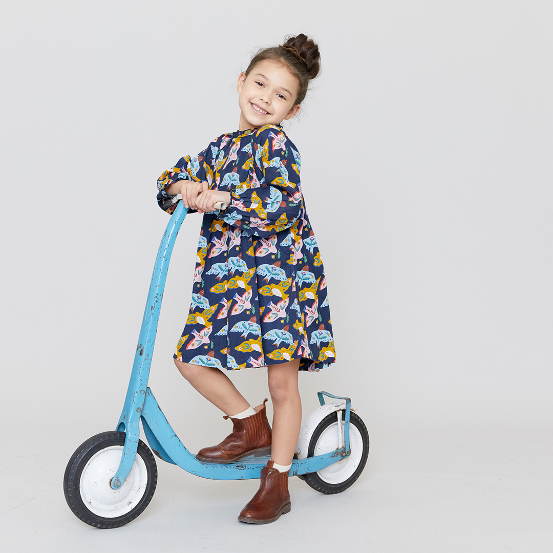 Pink Chicken Brayden Dress - Folk Bird
