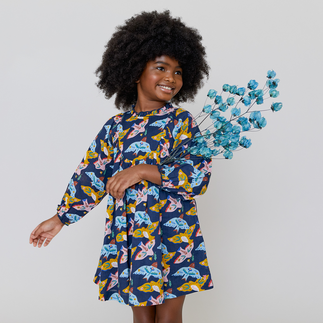 Pink Chicken Brayden Dress - Folk Bird