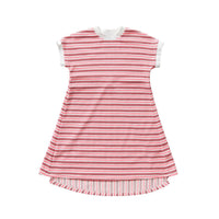 Hey kid Pink Striped Terry Dress