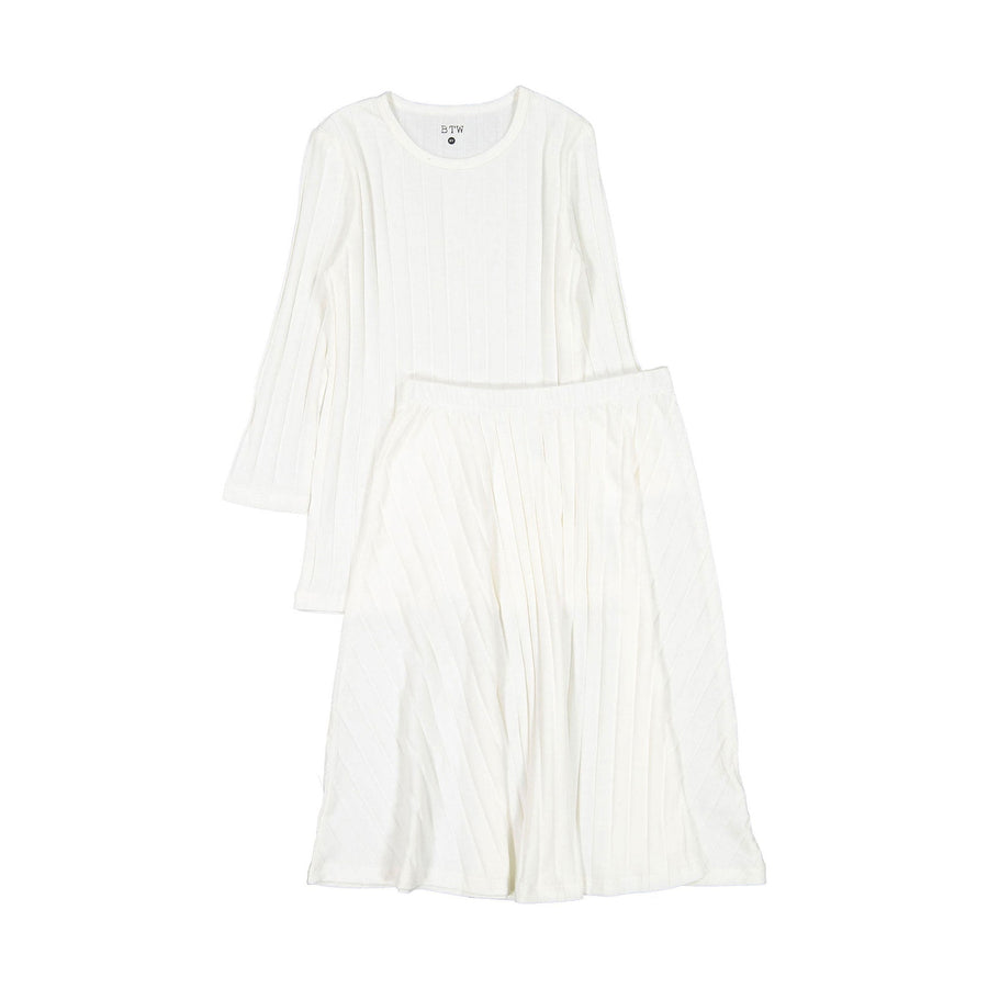 BTW bottoms BTW White Skirt Set