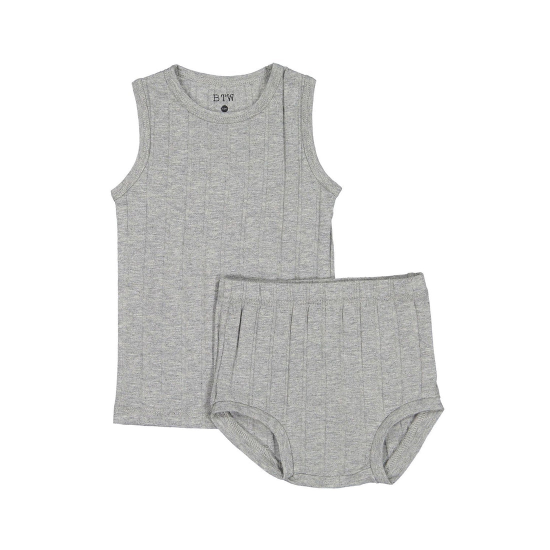 BTW sets BTW Heather Grey Tank Set