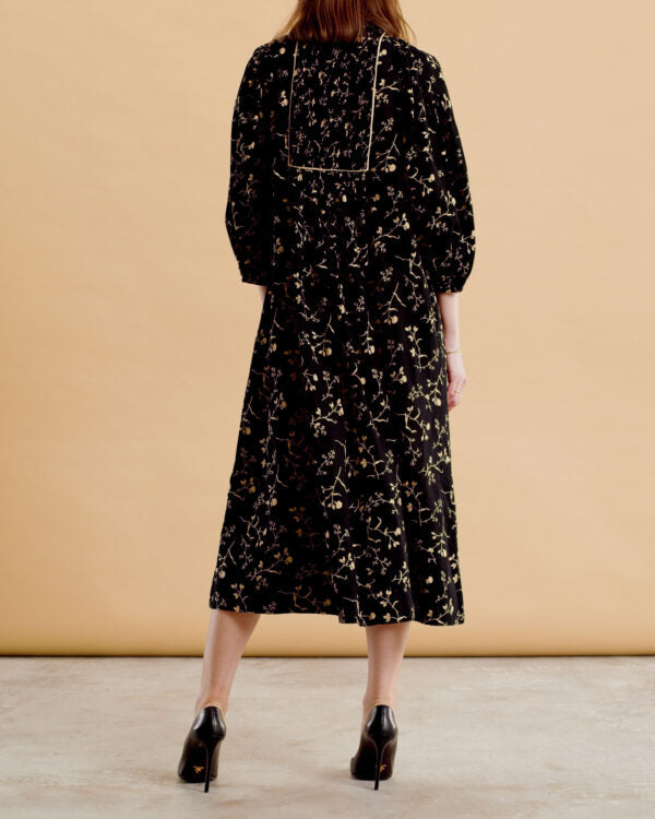 by Timo dresses by Timo Dark Blossom Everyday Flared Midi Dress