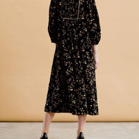 by Timo dresses by Timo Dark Blossom Everyday Flared Midi Dress