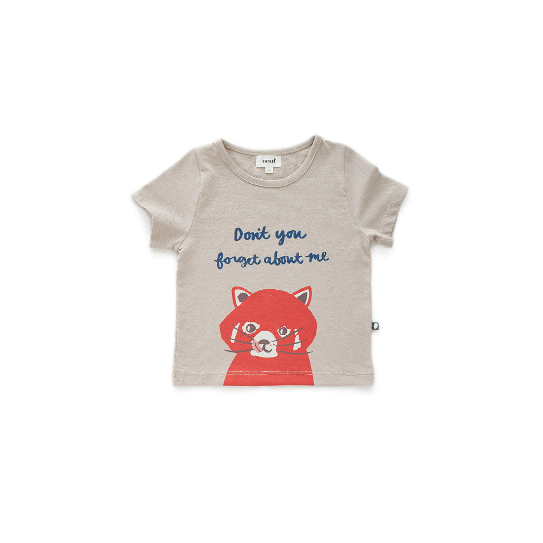 Oeuf Taupe Red Panda Tee