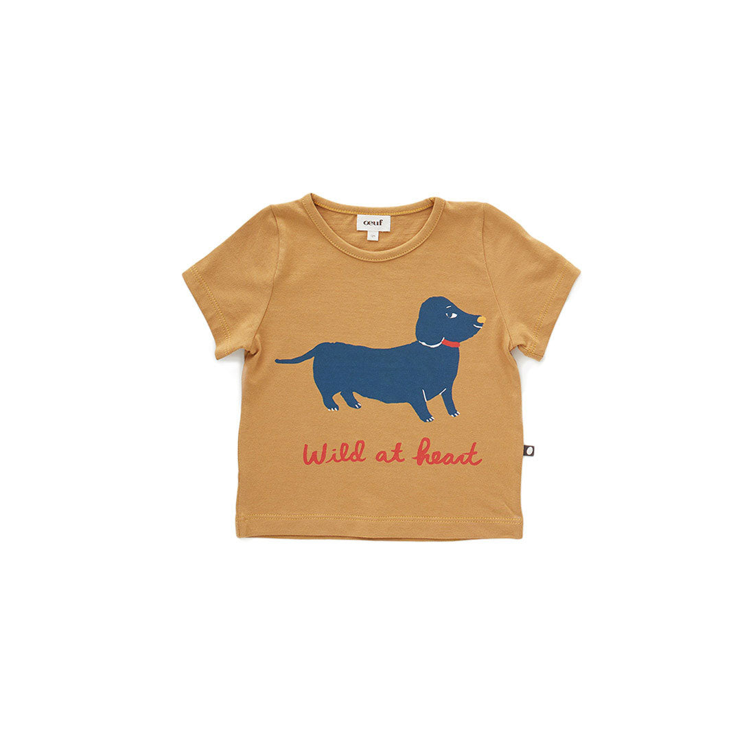 Oeuf Ochre Dog Tee