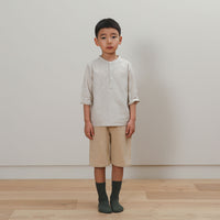 Bene Bene  Beige Check Pale Check Shirt