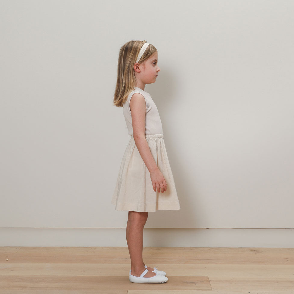 Bene Bene  Cream Lean Sleeveless Dress