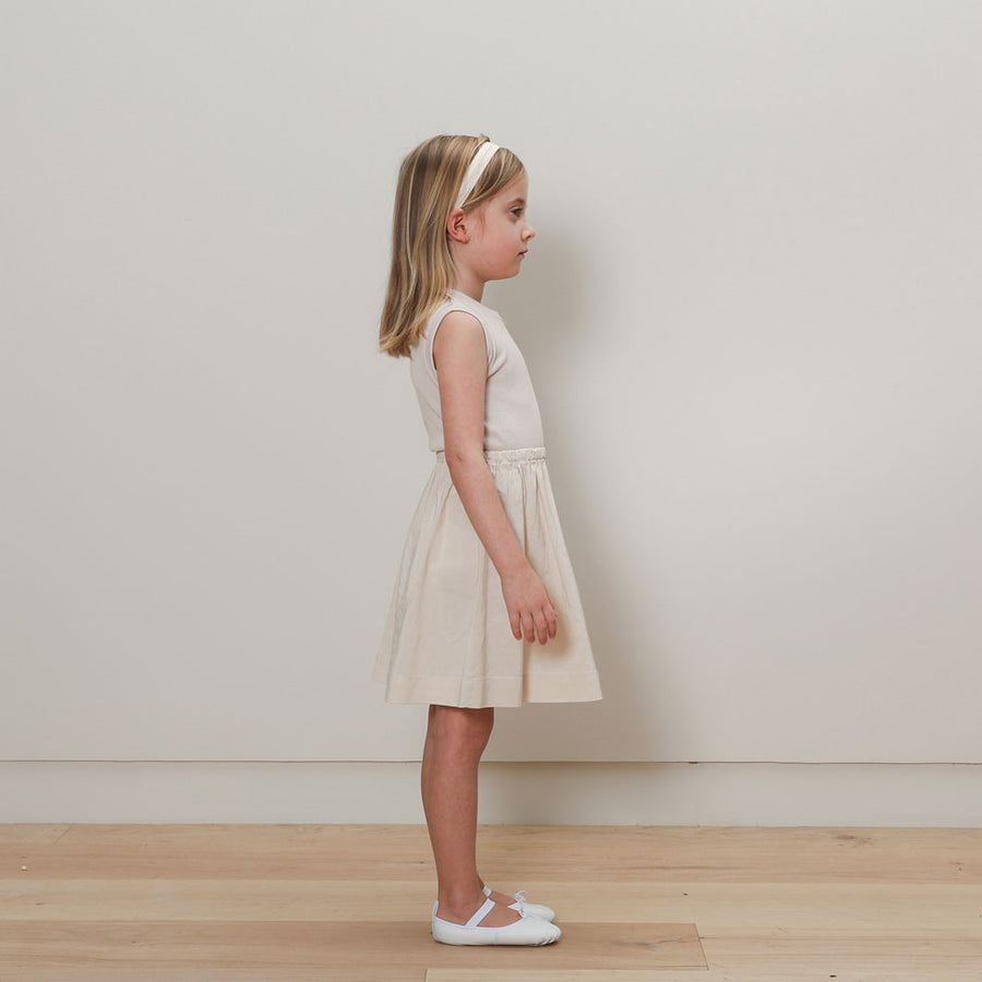 Bene Bene  Cream Lean Sleeveless Dress