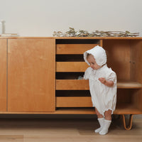 Bene Bene  Ivory Sheer Frill Romper