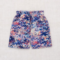 Misha and Puff Maritime Blue Marble Camp Shorts