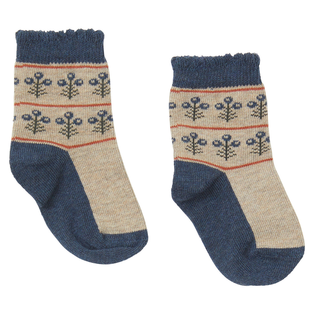 Caramel accessories Caramel Blueberry Jacquard Baby Ankle Socks
