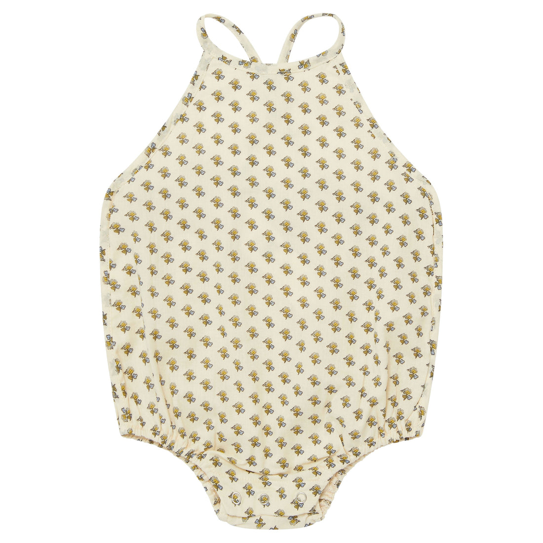 Caramel rompers Caramel Posy Dot Print Lavendula Romper + Bonnet