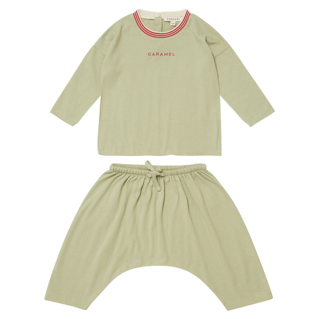 Caramel sets Caramel Sage Logo Jersey Set