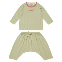 Caramel sets Caramel Sage Logo Jersey Set