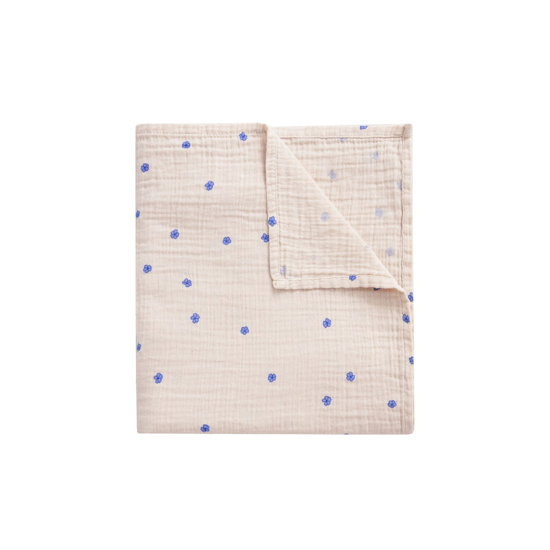 Garbo and Friends Muslin Swaddle Blanket - Bleu