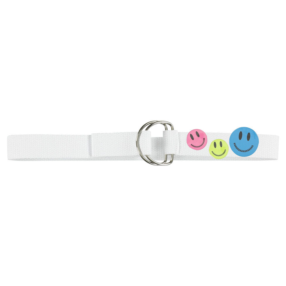 Caroline Bosmans accessories Caroline Bosmans White Smiley Belt