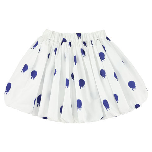 Caroline Bosmans bottoms Caroline Bosmans Drippy Blue Bubble Skirt