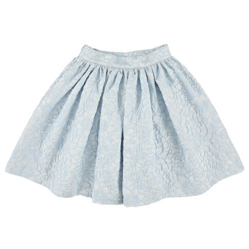 Caroline Bosmans bottoms Caroline Bosmans Flower Blue Skirt
