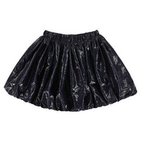 Caroline Bosmans bottoms Caroline Bosmans Glossy Navy Bubble Skirt