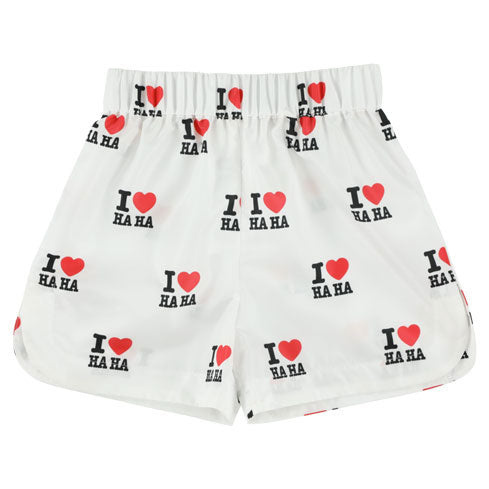 Caroline Bosmans bottoms Caroline Bosmans I Love Haha Natural Shorts
