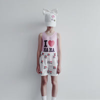 Caroline Bosmans bottoms Caroline Bosmans I Love Haha Natural Shorts