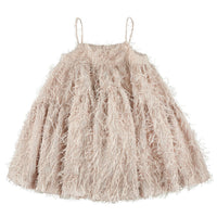Caroline Bosmans dresses Caroline Bosmans Hairy Pink High Cut Tiered Jumper