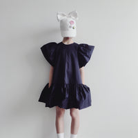 Caroline Bosmans dresses Caroline Bosmans Navy Wingsleeve Dress