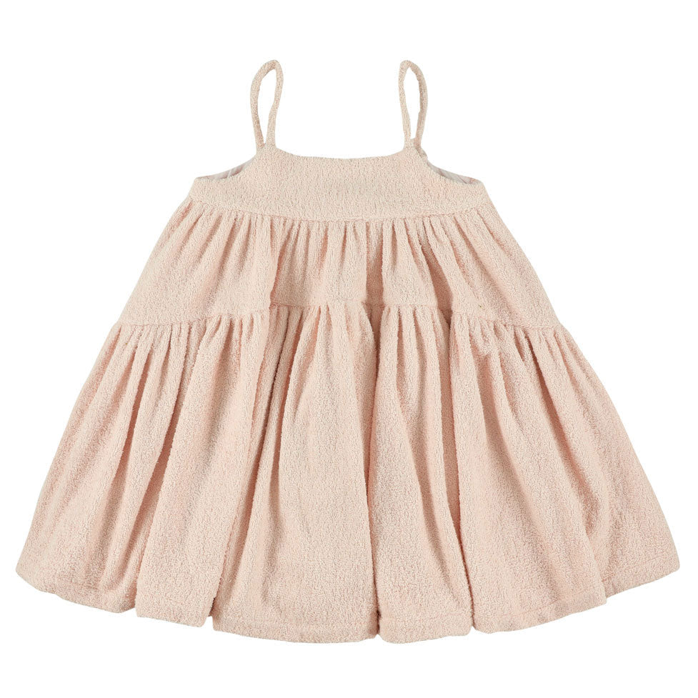 Caroline Bosmans dresses Caroline Bosmans Terry Pink High Cut Tiered Jumper