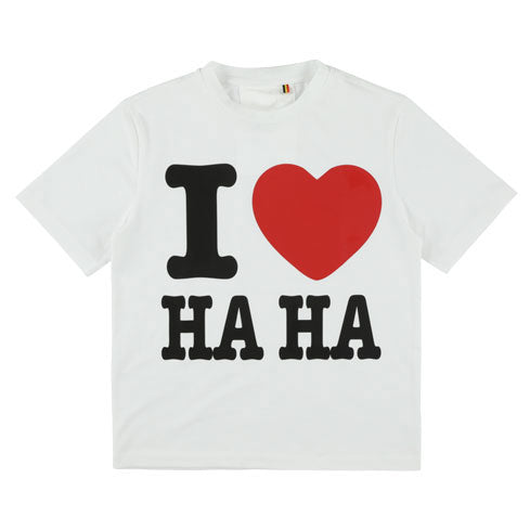 Caroline Bosmans tees Caroline Bosmans I Love Haha Natural Tee