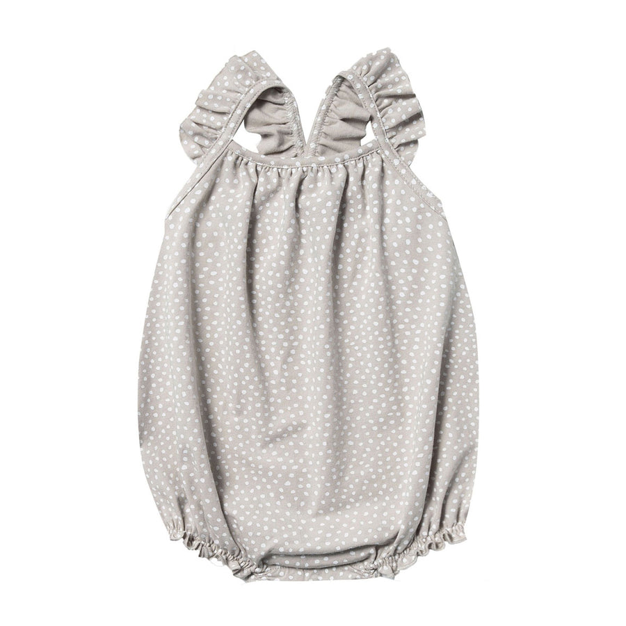 Rylee and Cru Dove Micro Dot Clementine Onesie